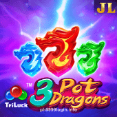 3 Pot Dragons Slot Game Artwork